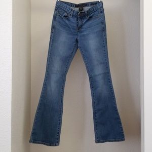 Calvin Klein flare fit boot leg pants